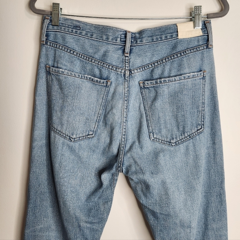 Citizens Of Humanity Torn Wash Liya High Rise Classic Fit Crop Jeans Size 28 - Picture 10 of 14